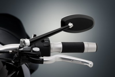 Zpětné zrcátko Rizoma DYNAMIC, univerzální - LEVÉ nebo PRAVÉ pro motocykly, černé